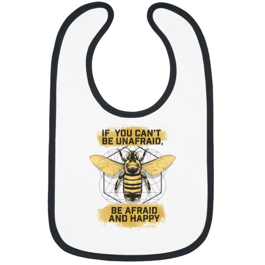 Discover be afraid and happy henry cheng raven cycle quote Bibs