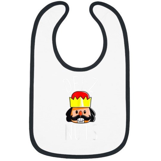Discover Deez Nuts Nutcracker Funny Christmas Nut Cracker Meme Bibs