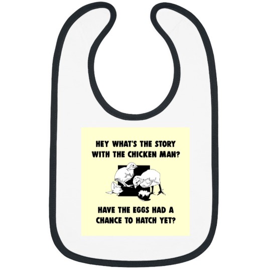 Discover Chicken Man Bibs