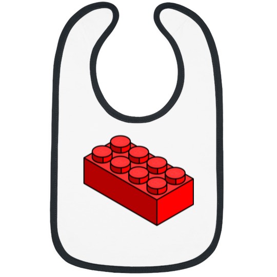 Discover Red Brick Sticker Bibs