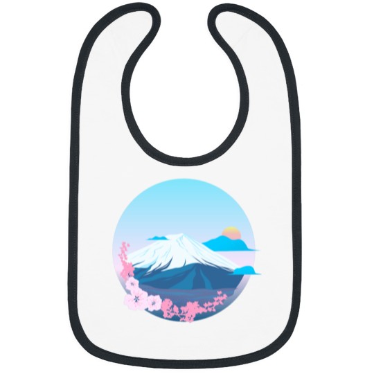 Discover Cherry Blossom and Mountain Fuji Active Bibs