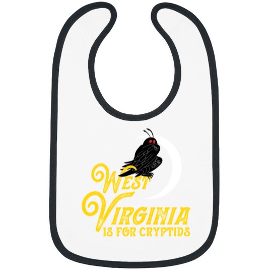 Discover West Virginia Is For Cryptids Mothman Gift Bibs