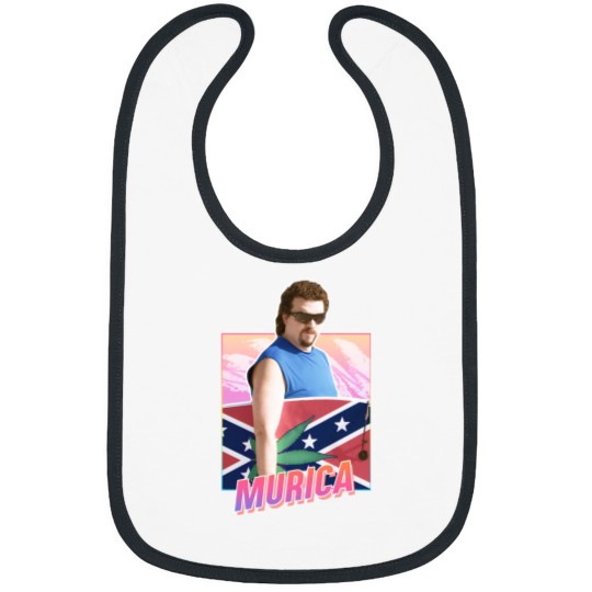 Discover Murica - Kenny Powers - 80s design Bibs
