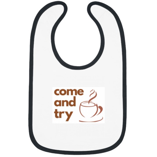 Discover My Coffee Sticker Bibs