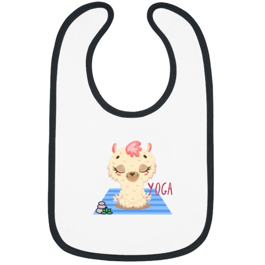 Discover Baby Llama Easy Yoga Bliss Design for wild animal lovers and yoga lovers you know. Active Bibs