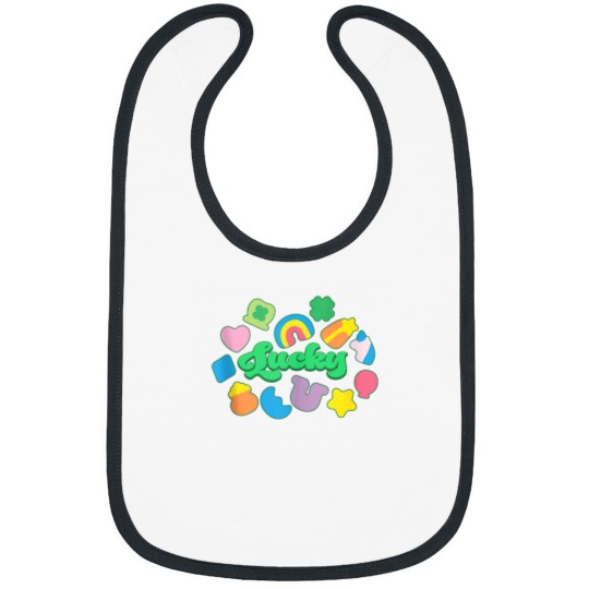 Discover Lucky Charm Shapes Marshmallows Happy St Patricks Day Irish Bibs