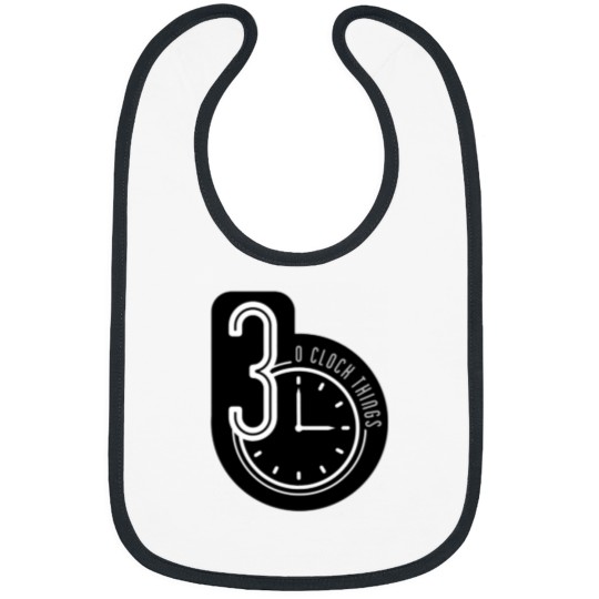 Discover 3 o clock things (INVERTED COLORS) Bibs