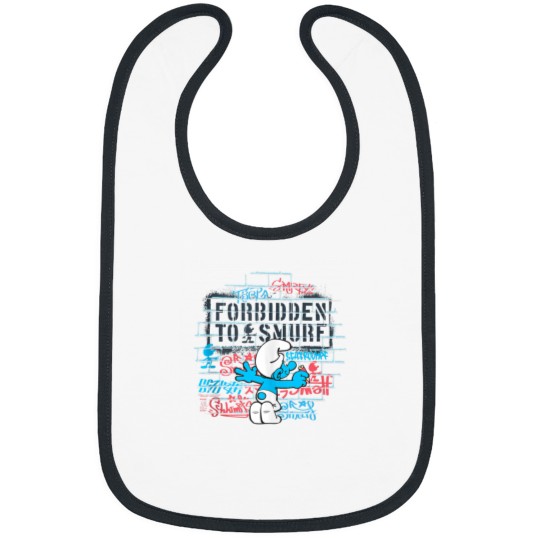 Discover The Smuurfs Forbidden to Smurf Street Art Bibs