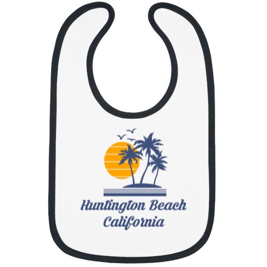 Discover Huntington Beach California Bibs CA Tourist Gifts Bibs