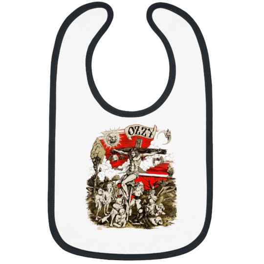Discover Vintage 1991 Ozzy Osbourne Cross Graphic Bibs