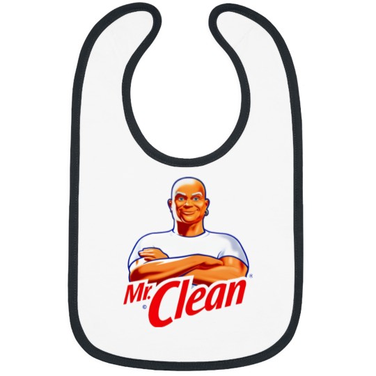 Discover Mr Clean Logo Cleaning Product Fan Bibs