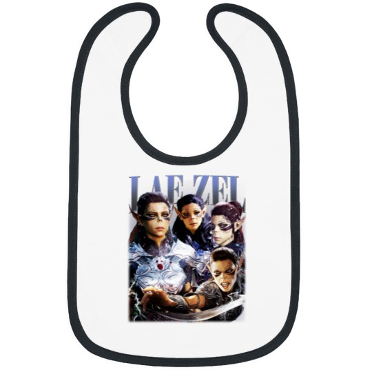 Discover Vintage 90s Style Lae'zel - Baldurs Gate 3 Gift For Fan Unisex Bibs S-5XL