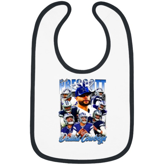 Discover Vintage 90s Graphic Style Dak Prescott Bibs Football Bibs