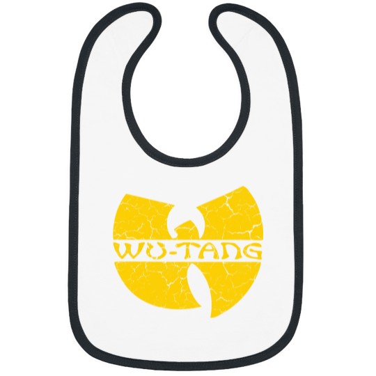 Discover Wutang with Text - Grunge - Wutang - Bibs