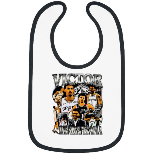 Discover Vintage 90s Graphic Style Victor Wembanyama Bibs