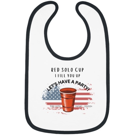 Discover Toby Keith Bibs, Rememberance of Toby, Red Solo Cup
