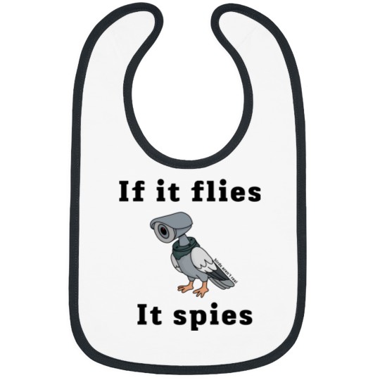 Discover if it flies, it spies Bibs