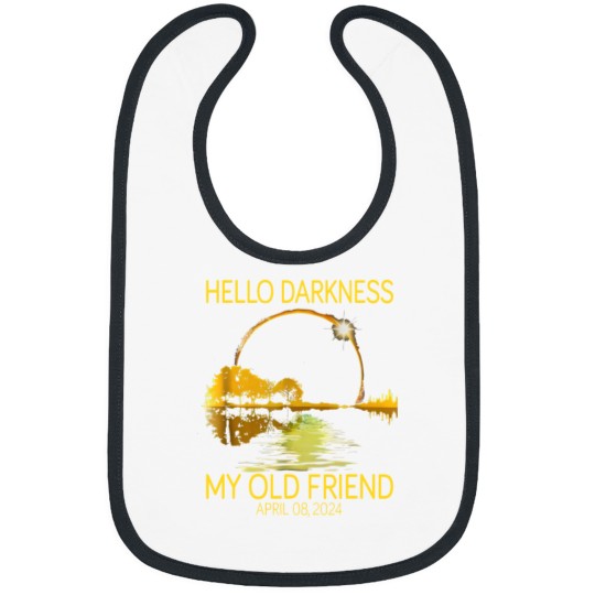 Discover Hello Darkness My Old Friend Eclipse Bibs, Hello Darkness Bibs