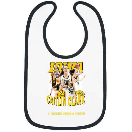 Discover Caitlin Clark All Time Leading Scorer In Big Ten History Bibs, Basketball 2024 Caitlin Clark Bibs
