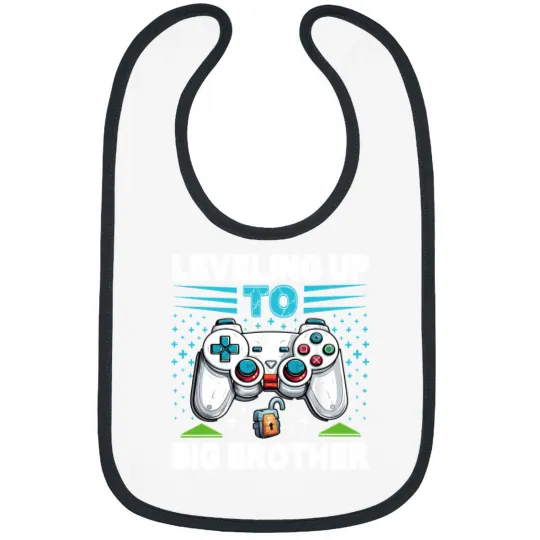 Discover Leveling up to Big Brother 2024 funny gamer Bibs