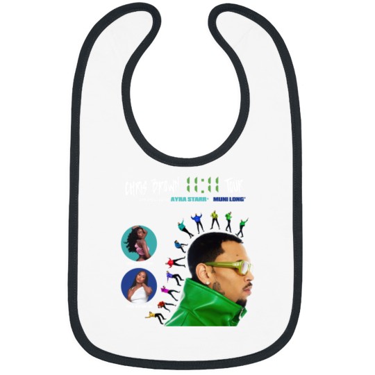 Discover Chris Brown 11:11 Tour 2024 Bibs - Concert Gear for Infants