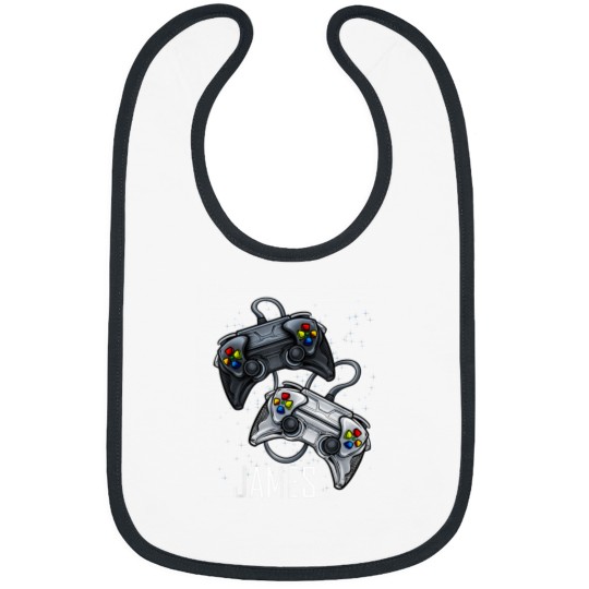 Discover James Video Game Online Gaming Gamer Player Boys Name 3911 Bibs