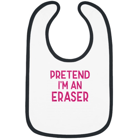 Discover Pretend Im A Eraser Last Minute Funny Halloween Costume Bibs