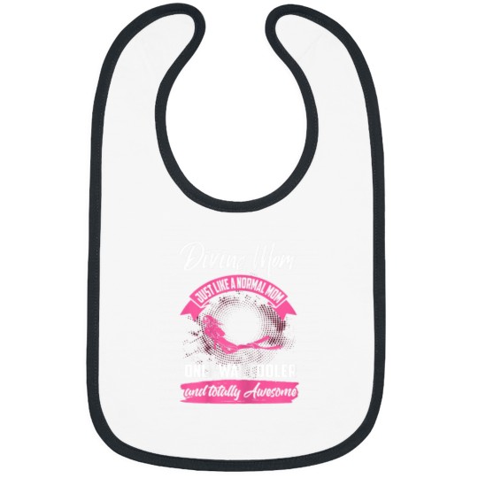 Discover Diving Mom Shirt Funny Scuba Diving Mother Scuba Diver 7116 Bibs