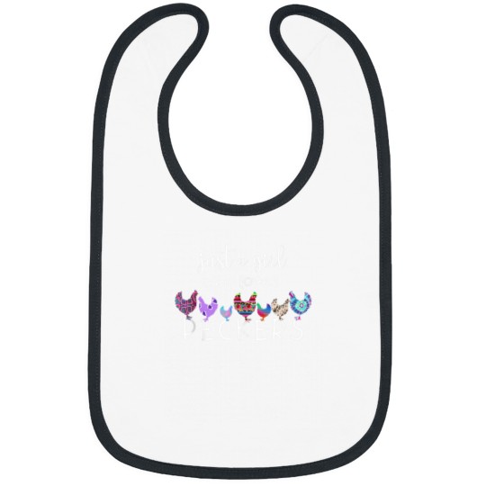 Discover Just a Girl Who Loves Peckers Chicken and Poultry Lovers Bibs