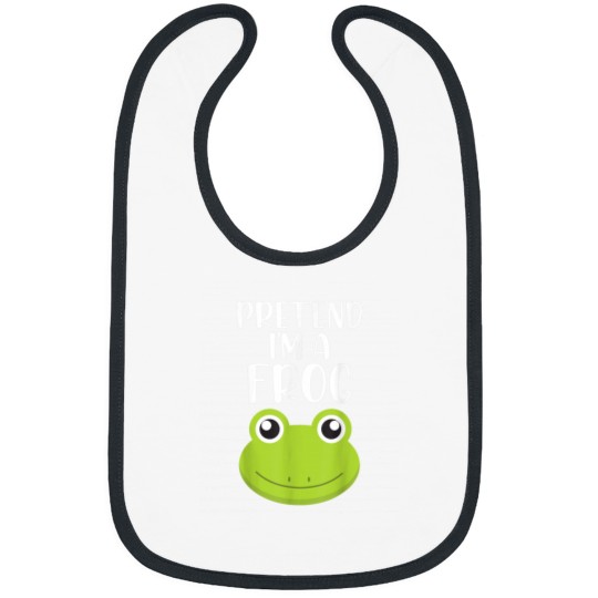 Discover Pretend Im A Frog Head Low Budget Halloween Costume Bibs