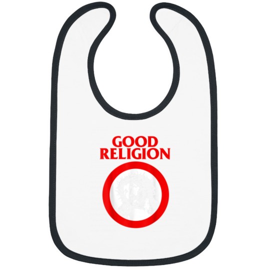 Discover Good Religion Funny Jesus Punk Rock Parody Shirt Bibs