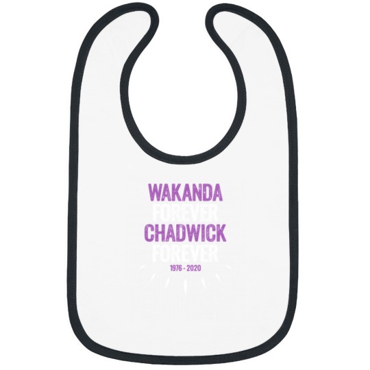 Discover Wakanda Forever Chadwick Forever  1 Bibs