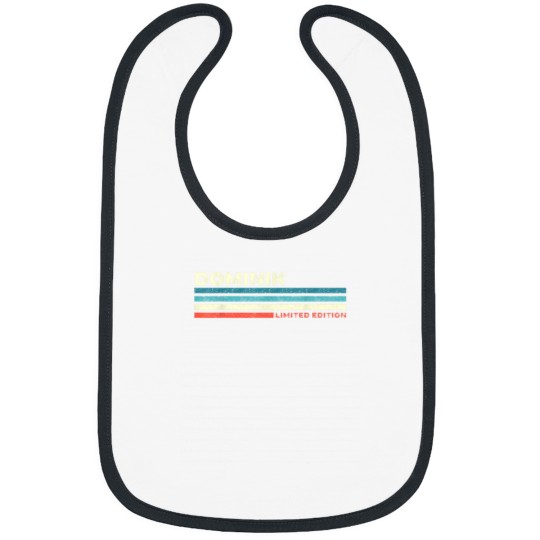 Discover Dominik Customized Personalized Name Funny Birthday Bibs