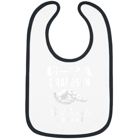 Discover GPa And Grandson Best Friends for Life Grandpa Gift Men 7655 Bibs