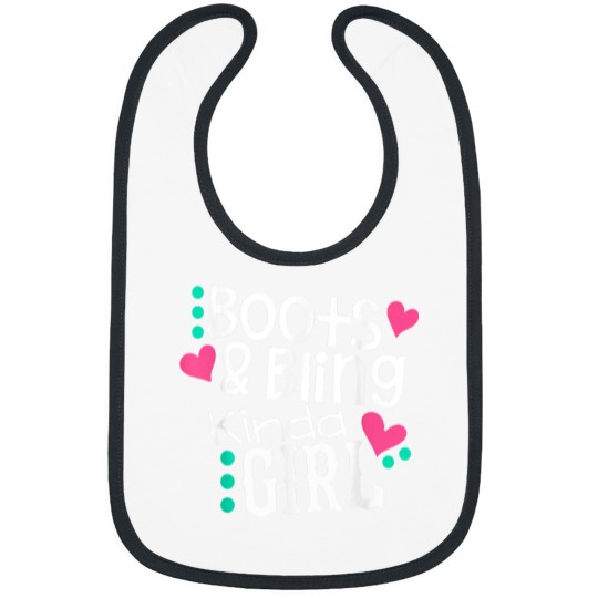 Discover Princess Cowboy Boots Cowgirl Bling Country Western Girls Bibs