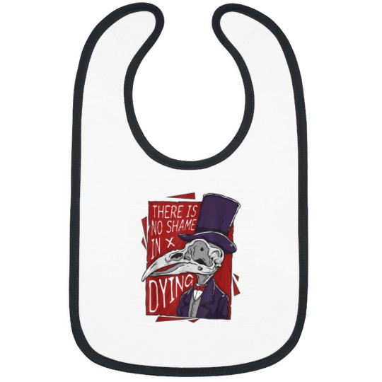 Discover There Is No Shame In Dying Plague Doctor Halloween Gothic 4686 Bibs