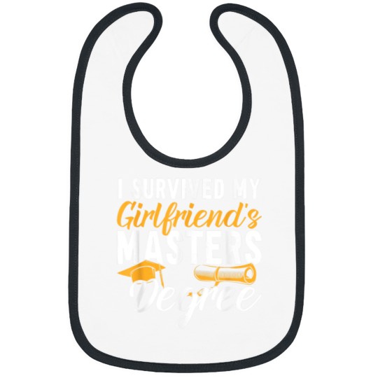 Discover I Survived My Girlfriends Masters Degree Bibs