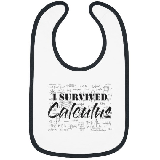 Discover I Survived Calculus Easy Calculus Gifts for Math Lover Bibs