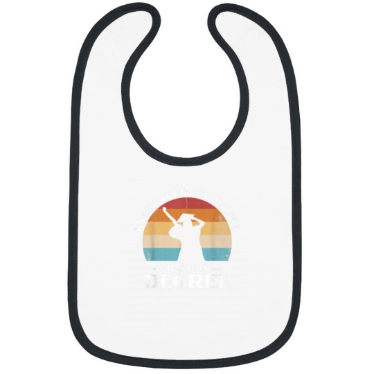 Discover I Survived My Wifes Masters Degree Design For Husbands Bibs