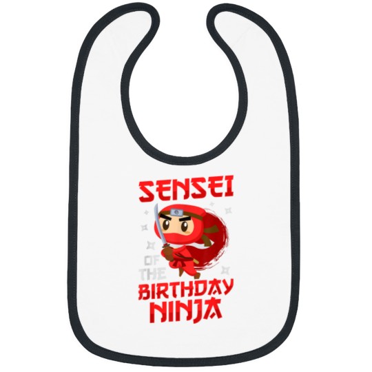 Discover Sensei of the Birthday Ninja Ninja Birthday Bibs