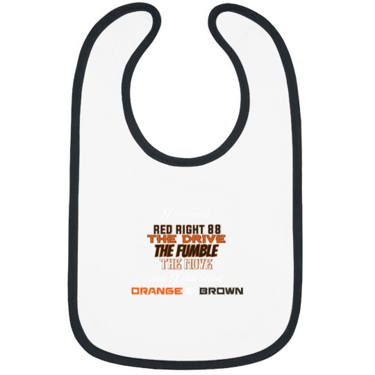 Discover I survived (Browns) Bibs