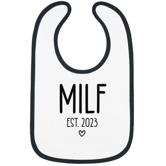 Discover Milf est 2023 ShirtHot Mom Soon to Be Promoted to Milf 2023 Bibs
