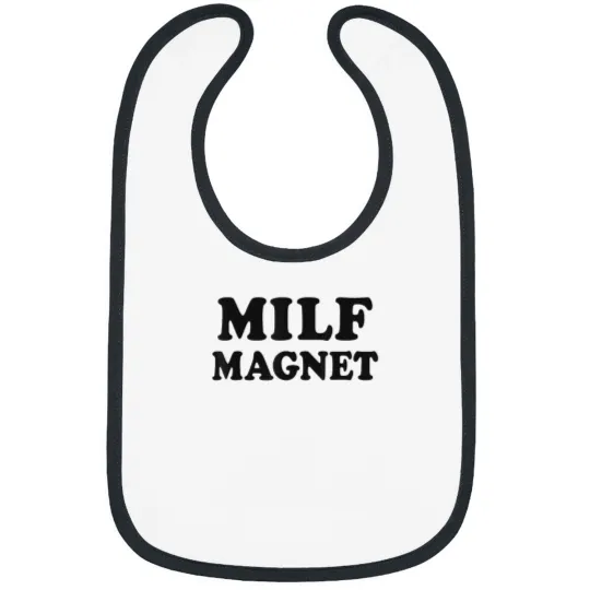 Discover Milf MAGNET Funny Internet Memes Workout Gym I love Milfs Bibs