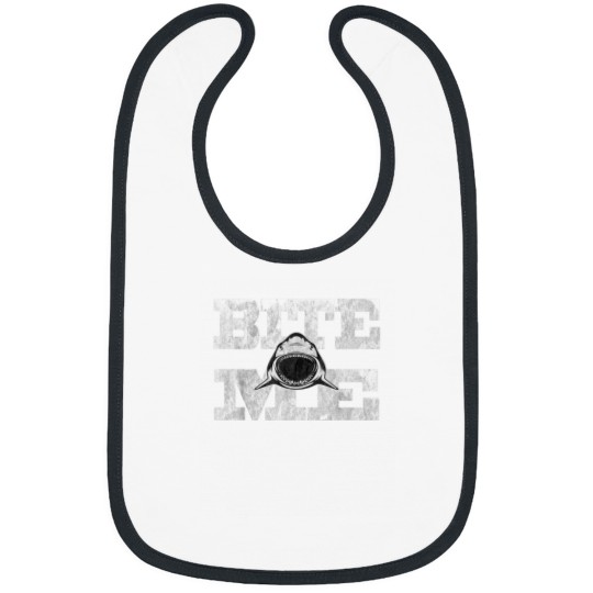 Discover Bite Me Shark Shirt for Men Women and Shark Lovers Bibs