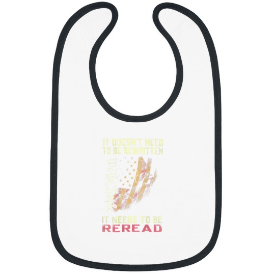Discover It Doesnt Need To Be Rewritten We The People on back Bibs