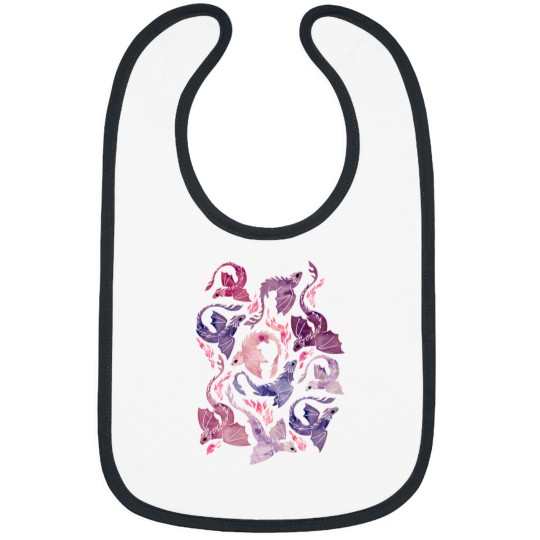 Discover Dragon fires pink amp purple Bibs