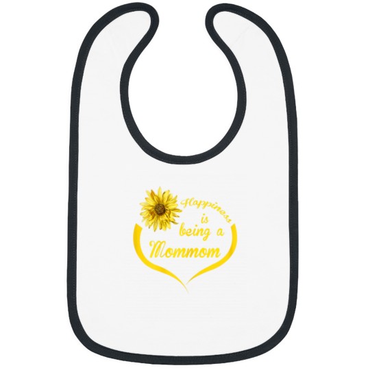 Discover Mommom Gift Happiness Is Being A Mommom Bibs