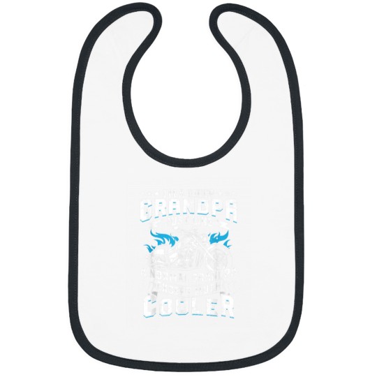 Discover Cool grandpa motorcycle gift idea Bibs