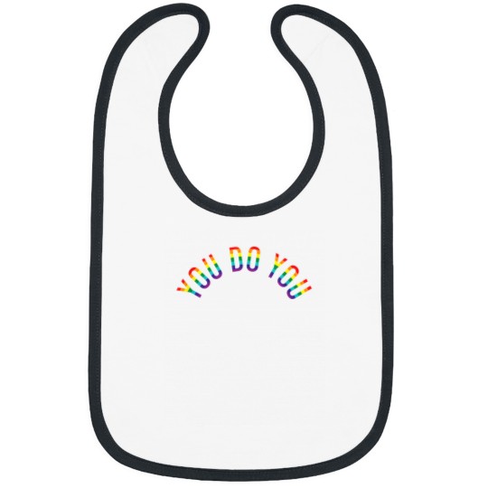Discover You Do You Rainbow Stripes Gay Pride Ally Bibs