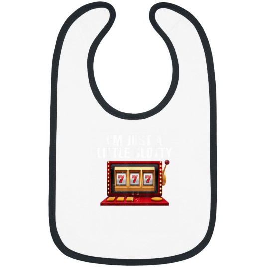 Discover Cool Slot Machine Lovers Art For Men Women Casino Gambler Bibs